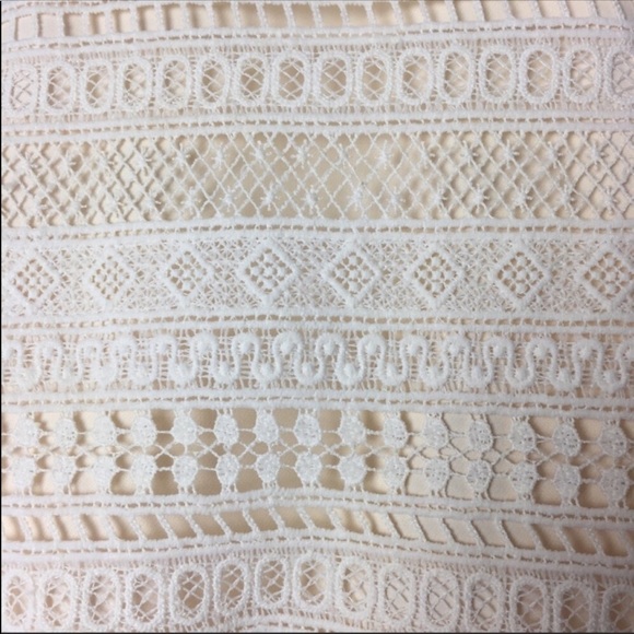 NWT The Vanity Room Halter Geo Lace Dress - Picture 6 of 6